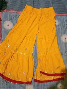 Yellow Sharara And Kurta Set