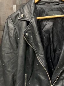 IKKS Leather Biker Jacket