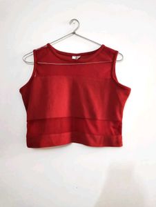 Mesh Crop Top