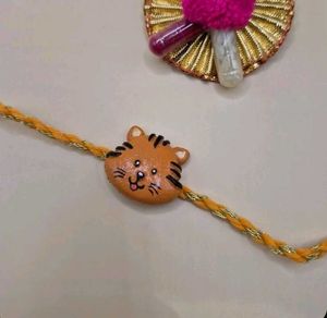 😍Colourful Clay Rakhi For Kids