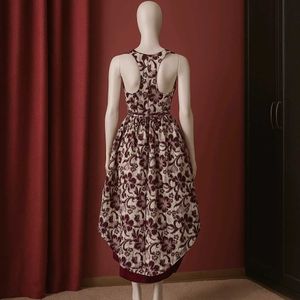 🤎🥀Floral Hi-Lo Dress
