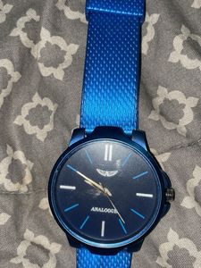 Blue Analog Watch men