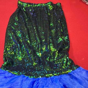 Mermaid Designer Fashion Fish Cut Skirt