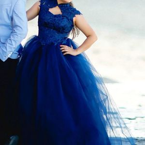 Elegant Blue Cinderella Dress