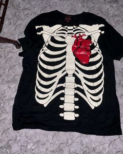 SKELETON GLOW IN PRINT T-SHIRT