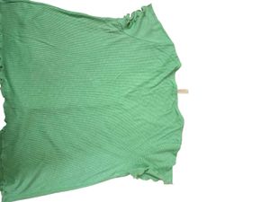 Green Button-Up Top