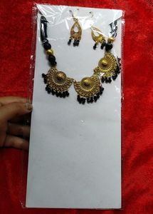 Black Handmade Jewelry Set