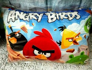 Cute Angry Birds Pillow For Kids