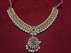 Elegant Necklace Set gold plated