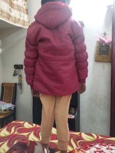 Pink Padded Winter Coat