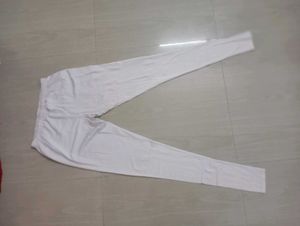 Pure Cotton White Leggings