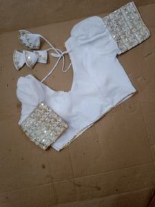 Tranding Vichitra Silk Blouse