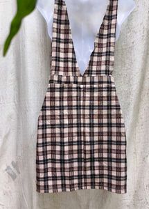 1178. Plaid Mini Dress