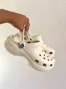 New Bone Platform Crocs