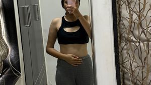 Removable Padded Gym Type Bra