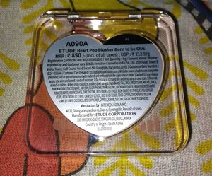 Etude heart pop blusher born to chic