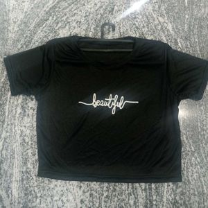 Black Crop Top
