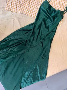 Emerald Green Slip Dress