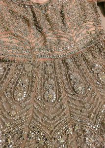 Sparkling Peach Lehenga