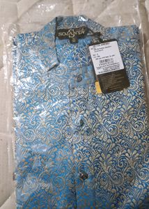 Sojanya Men Self Design Long Kurta Full Sleeve