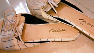 White Flat Mules For Women&#39;s-40 Size