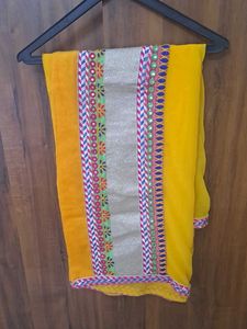 Yellow Pink Navratri Chaniya Choli