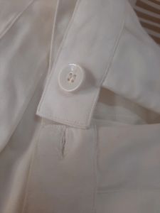 White Pleated Skirt Thrift Cute