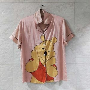 Winnie the Pooh Pink Pajama Top