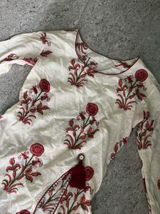Floral Print Anarkali Kurti