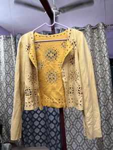 Cut Out Yellow Shrug