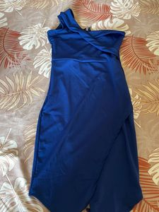 Stylish Party Wear Blue Dress