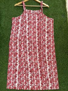 New Sleevless Cotton Kurta From Myntra