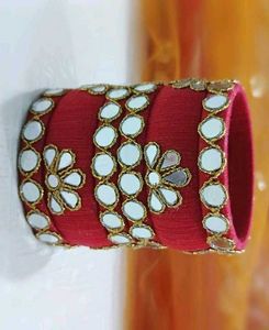 Red Mirror Bangles❤️