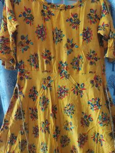 Floral Yellow Dress