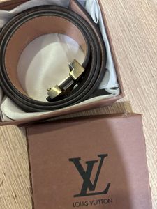 Louis Vuitton Brown Classic Belt