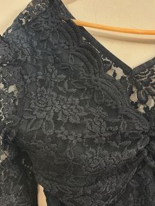 Elegant Black Lace Top