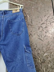Blue Cargo Jeans