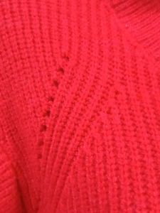 Red Cropped Sweater