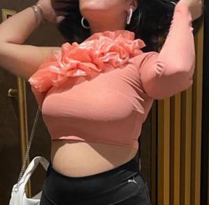 Ruffled One-Shoulder Top