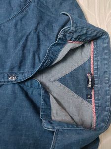Denim Stretchable Shirt S Size
