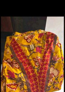 Floral Print Kurta
