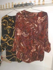 Combo set of paisley and black gold tunic 💕