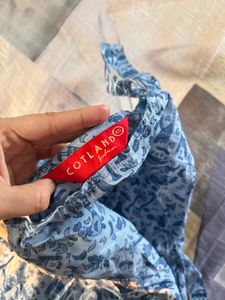 Cute Blue Printed Top