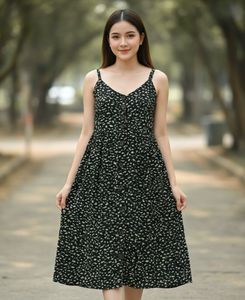 Women Dress Flora Pattern