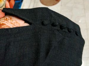 Golden And Black Pants