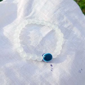 New Handmade Set Of 5 Evil Eye Bead Bracelets