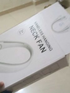 Vanless Hanging Neck Fan  With Free Charging Cable