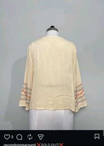 Boho Embroidered Top