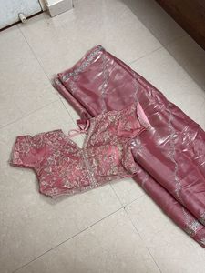 Jimmy Choo Saree With Ready Blouse