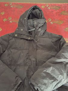 Black Padded Winter Coat